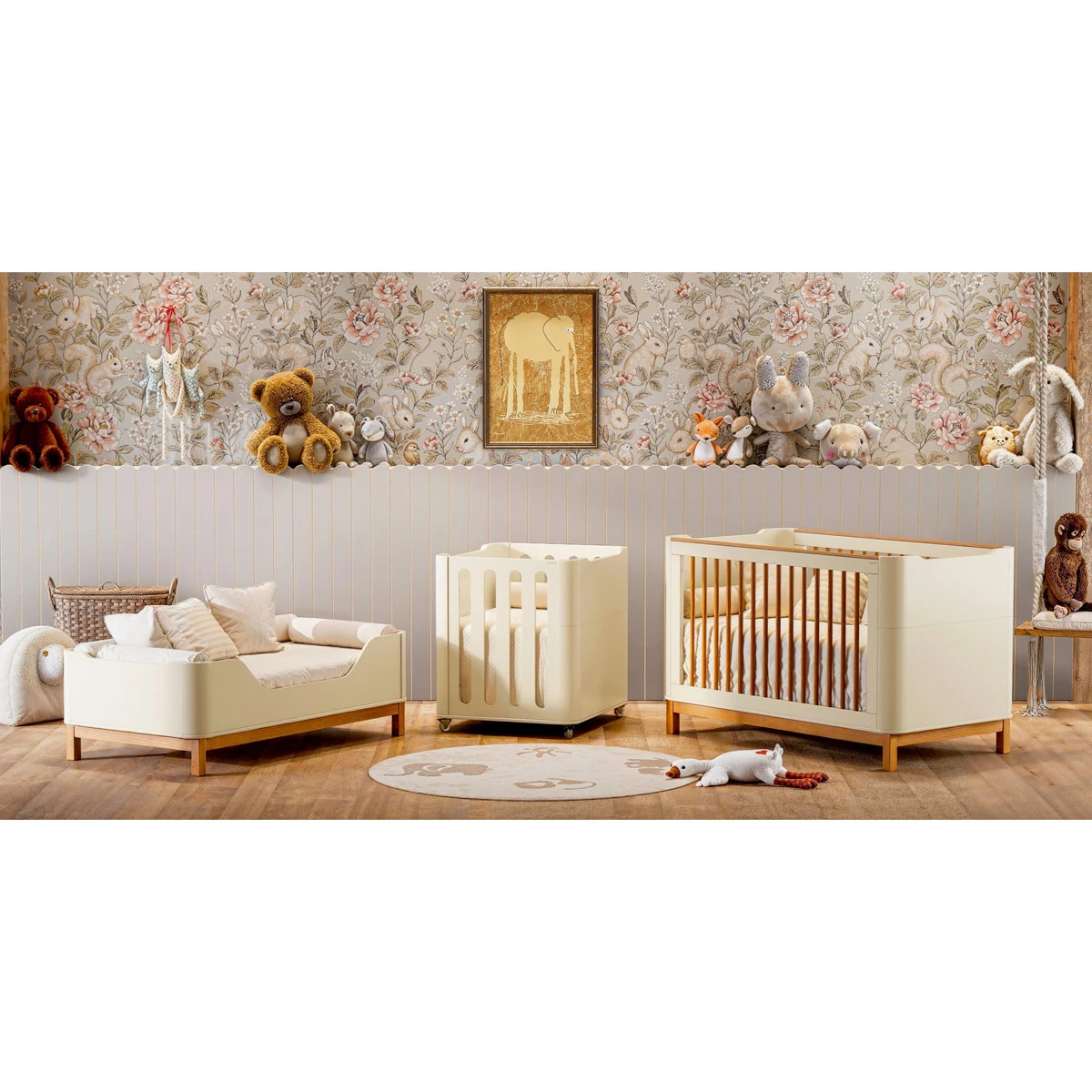 CUNA KIDSCOOL FLOW 3 FUNCIONES BEIGE - 5