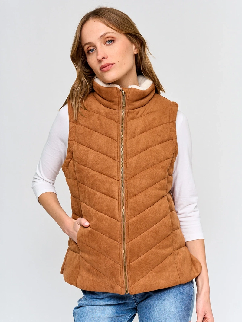 CHAQUETA MUJER AZIZ SIN MANGAS - 2