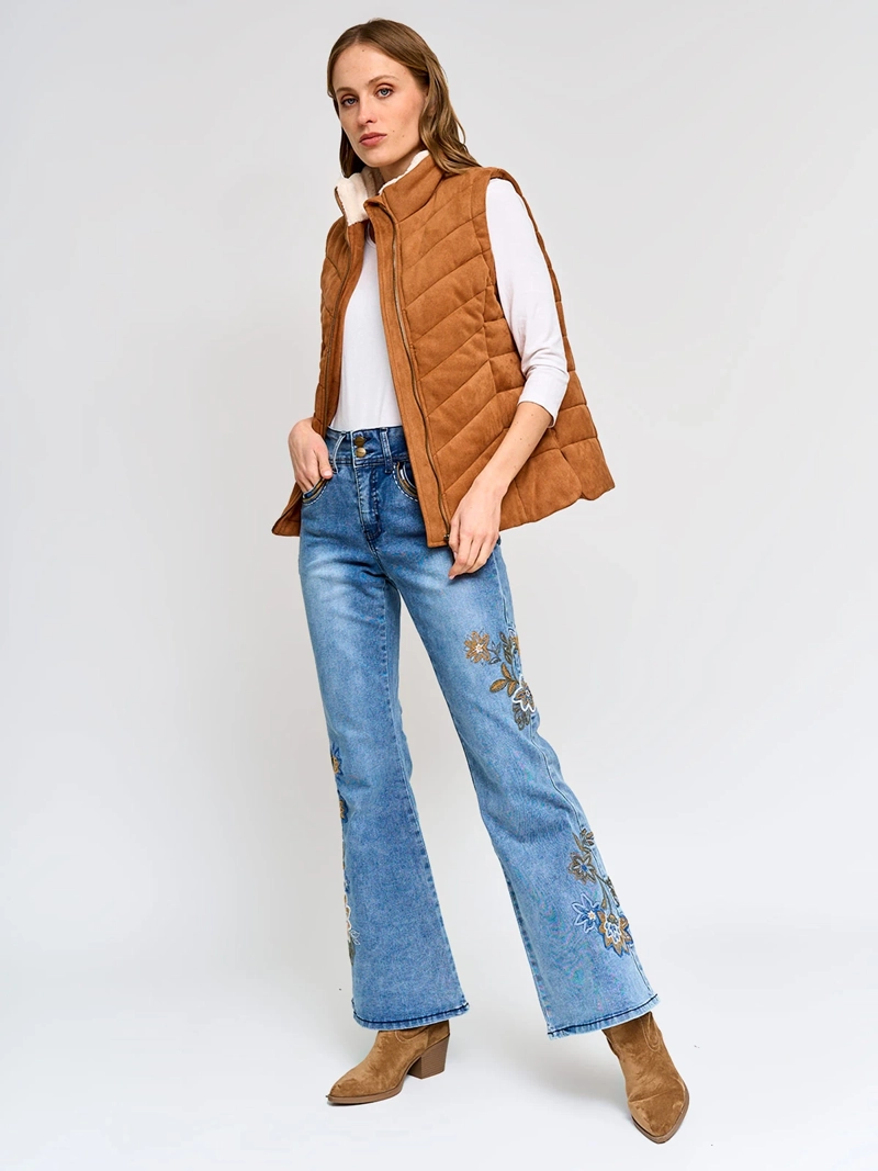 CHAQUETA MUJER AZIZ SIN MANGAS - 5