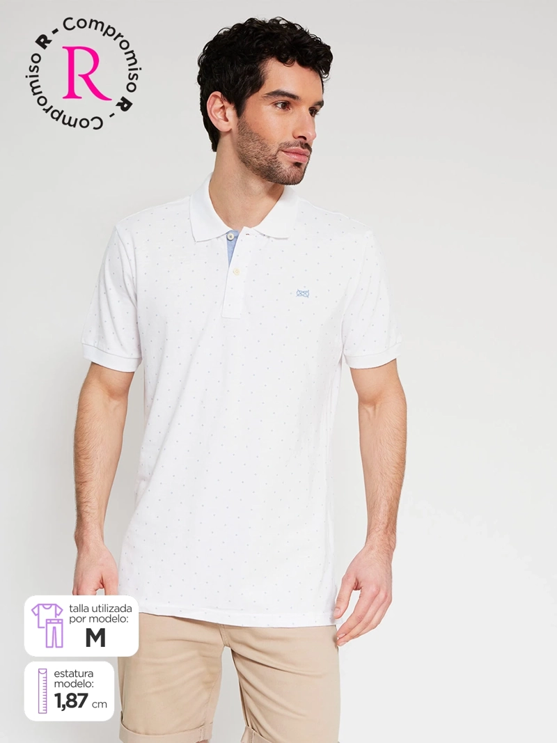 POLERA HOMBRE REGATTA ALGODÓN MANGA CORTA PIQUÉ BÁSICA