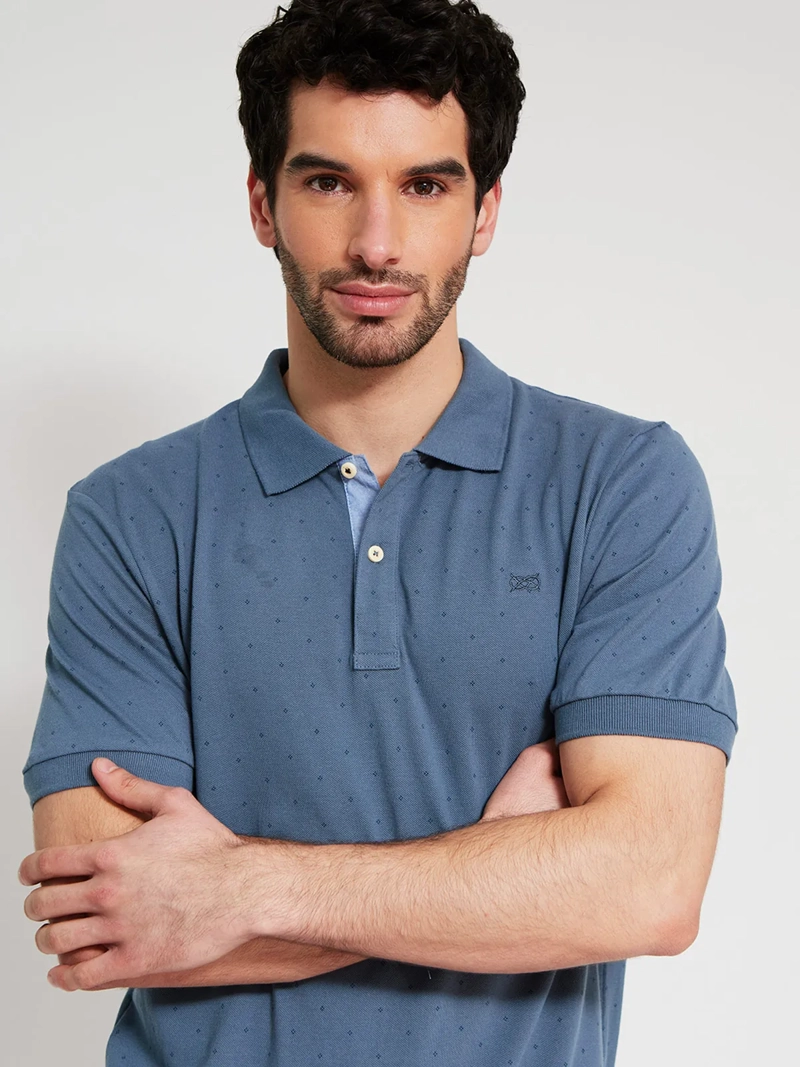 POLERA HOMBRE REGATTA ALGODÓN MANGA CORTA PIQUÉ BÁSICA - 3
