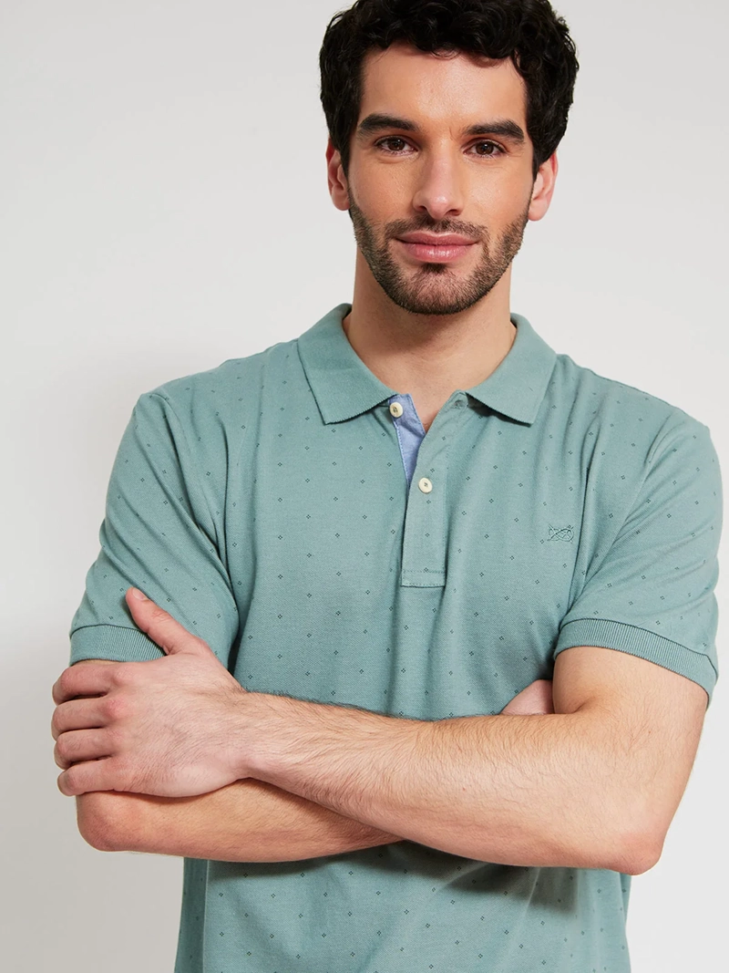 POLERA HOMBRE REGATTA ALGODÓN MANGA CORTA PIQUÉ BÁSICA - 3