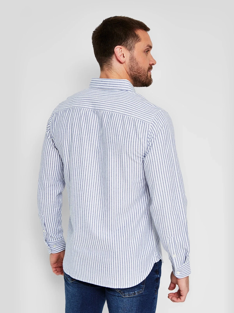 CAMISA HOMBRE MARQUIS ALGODÓN MANGA LARGA LÍNEAS - 2