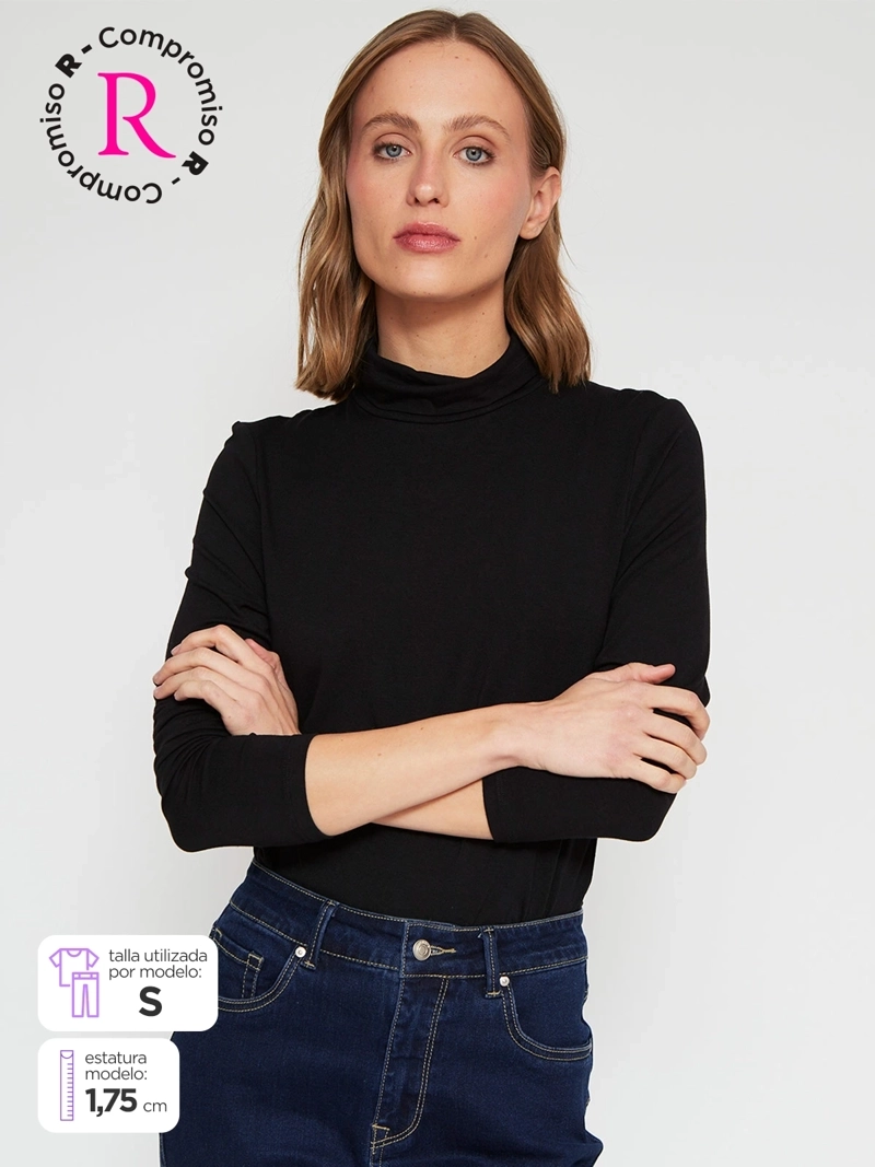 POLERA MUJER MARQUIS CUELLO ALTO - 1