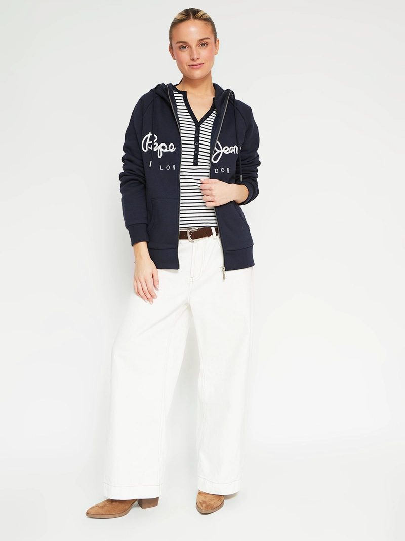 POLERÓN MUJER PEPE JEANS ALGODÓN CUELLO ALTO FULL ZIPPER - 5