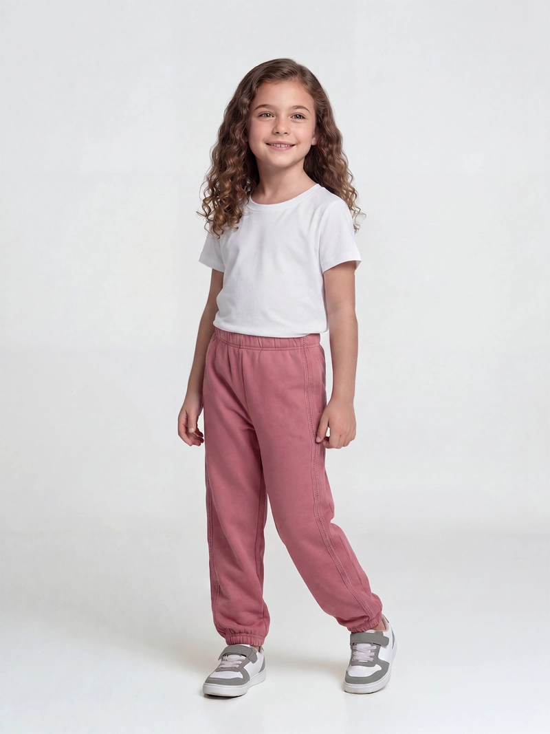 PANTALÓN DE BUZO NIÑA HARVEST BRODERIE - 1