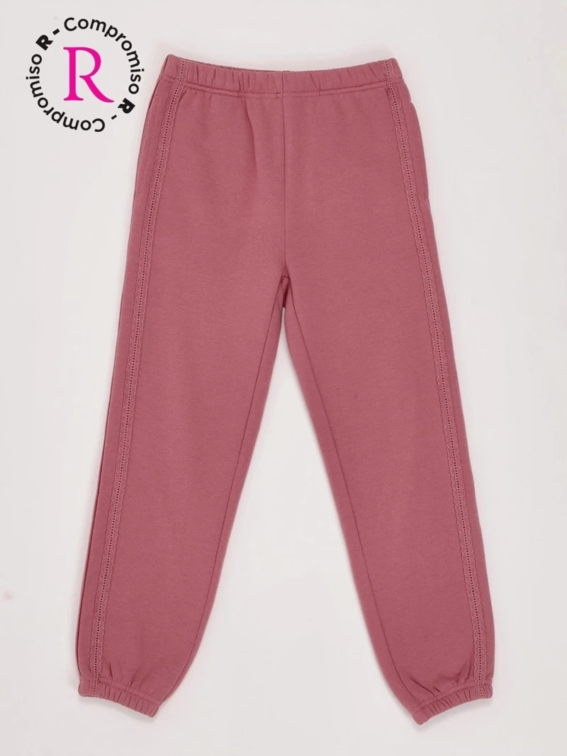 PANTALÓN DE BUZO NIÑA HARVEST BRODERIE - 3