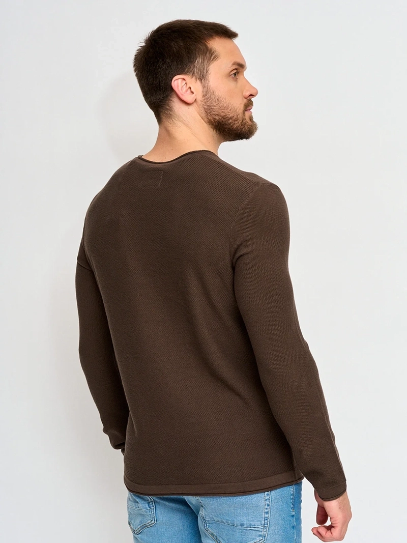 SWEATER HOMBRE BARBADOS ALGODÓN CREW NECK LISO - 2