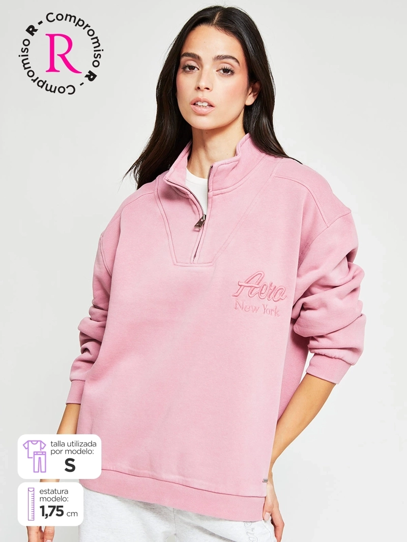 POLERÓN MUJER AEROPOSTALE ALGODÓN  - 1