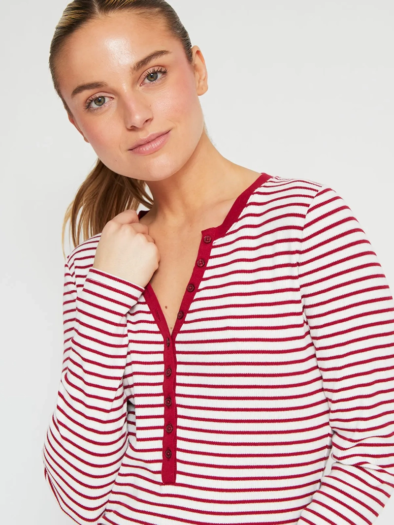 POLERA MUJER PEPE JEANS ALGODÓN MANGA LARGA RAYAS - 4