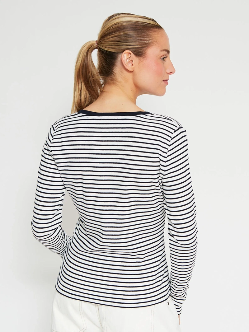 POLERA MUJER PEPE JEANS ALGODÓN MANGA LARGA RAYAS - 3