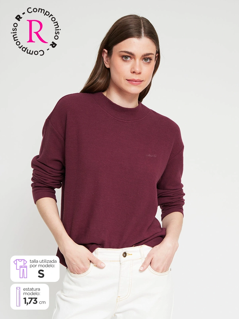 SWEATER MUJER REGATTA ALGODÓN TIPO POLERÓN - 1