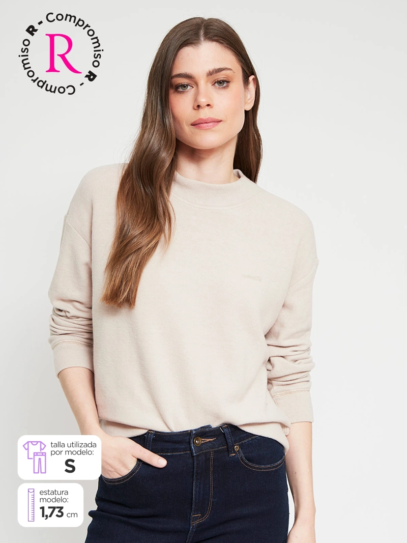 SWEATER MUJER REGATTA ALGODÓN TIPO POLERÓN - 1