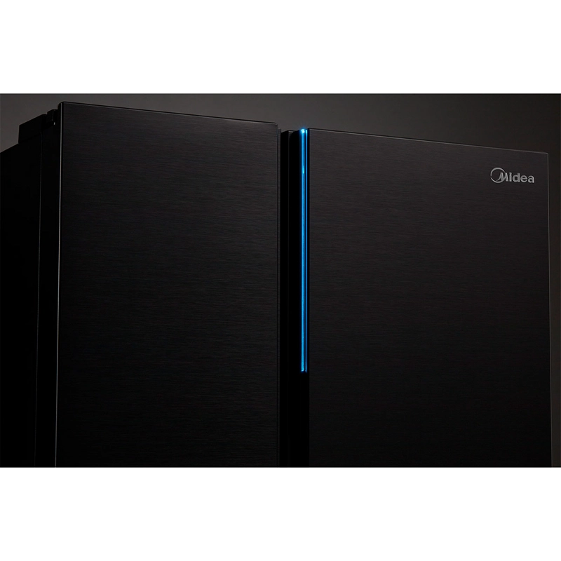 REFRIGERADOR SIDE BY SIDE MIDEA MDRS925FGEDX 700L NO FROST GRAFITO - 6
