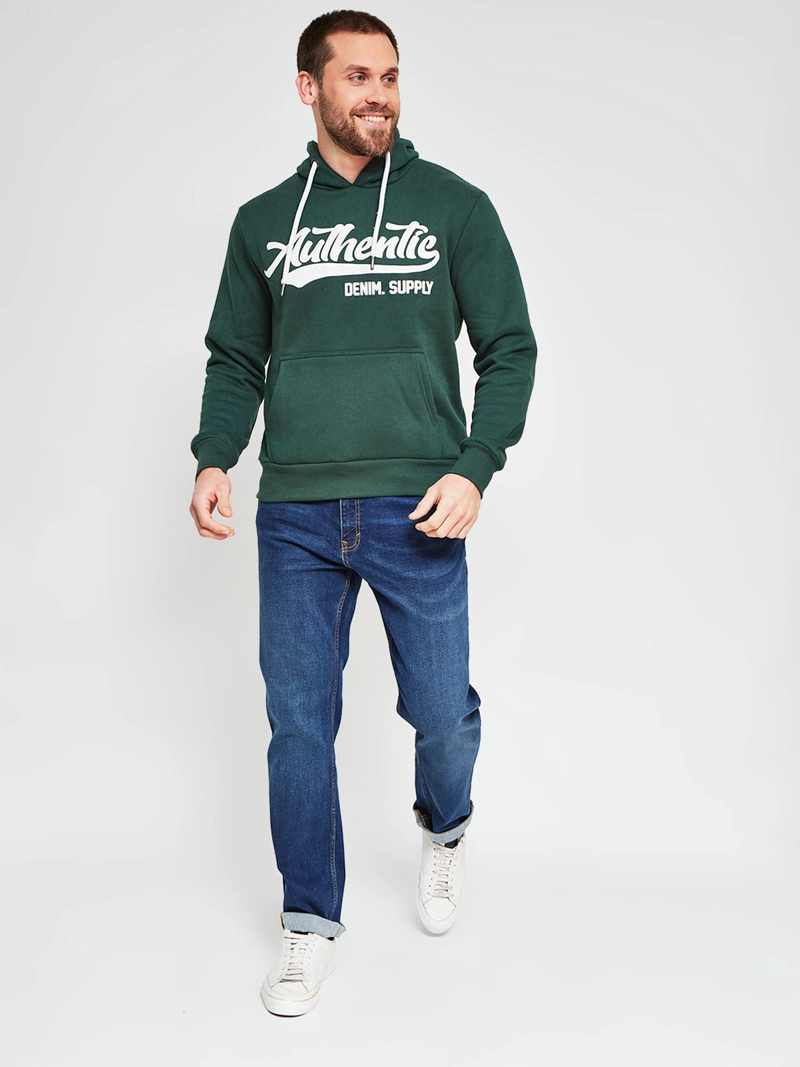 POLERÓN HOMBRE ROBERT LEWIS ALGODÓN HOODIE ESTAMPADO - 4