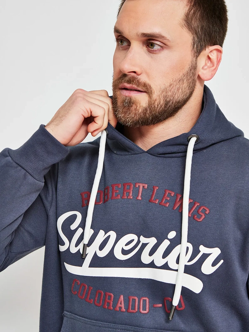 POLERÓN HOMBRE ROBERT LEWIS ALGODÓN HOODIE ESTAMPADO - 3