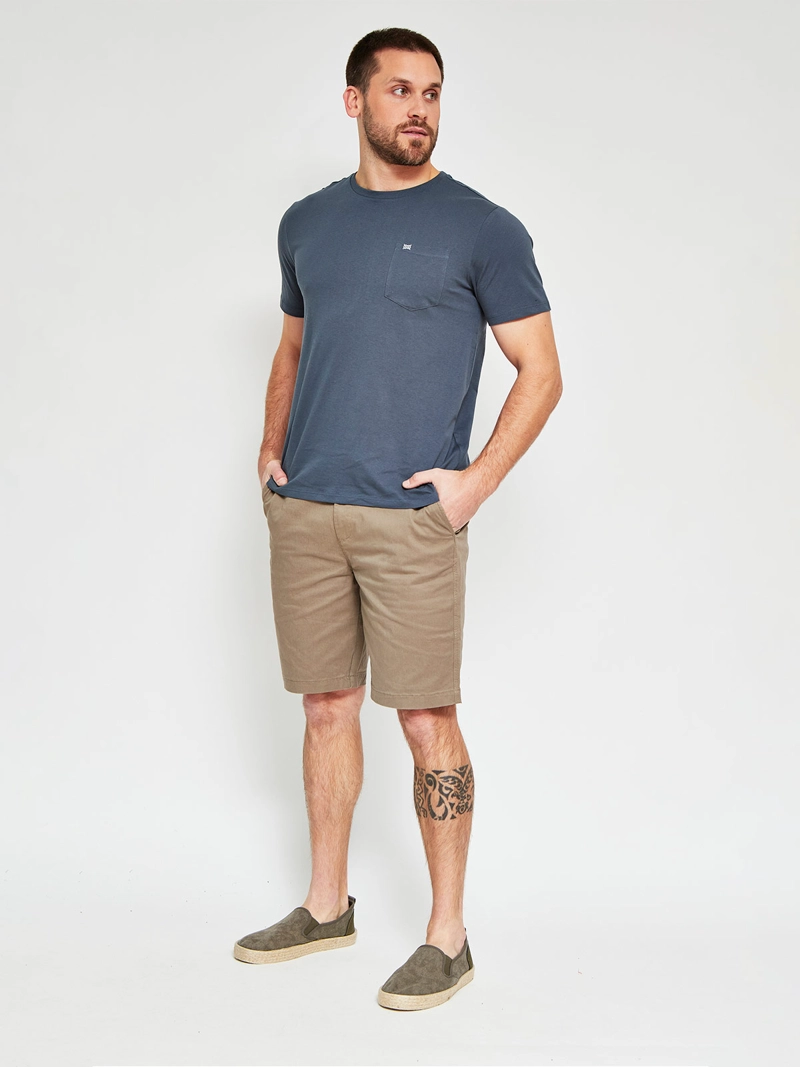 POLERA HOMBRE REGATTA ALGODÓN CUELLO REDONDO MANGA CORTA - 4