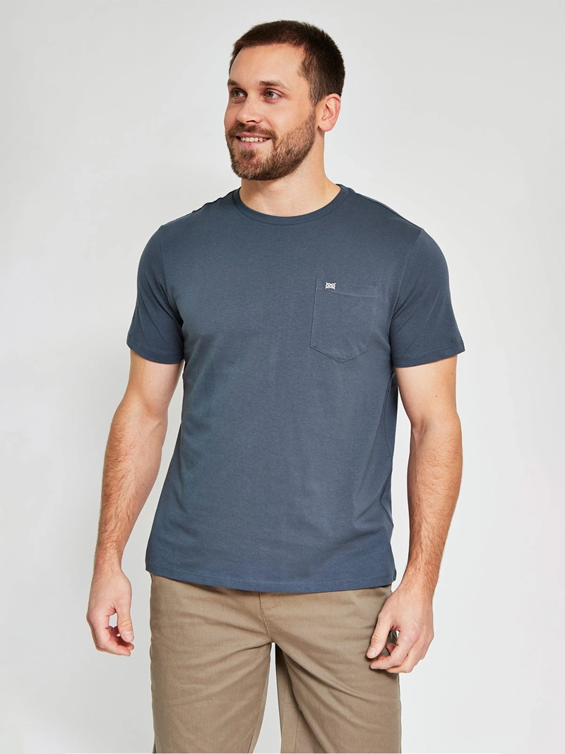 POLERA HOMBRE REGATTA ALGODÓN CUELLO REDONDO MANGA CORTA - 1