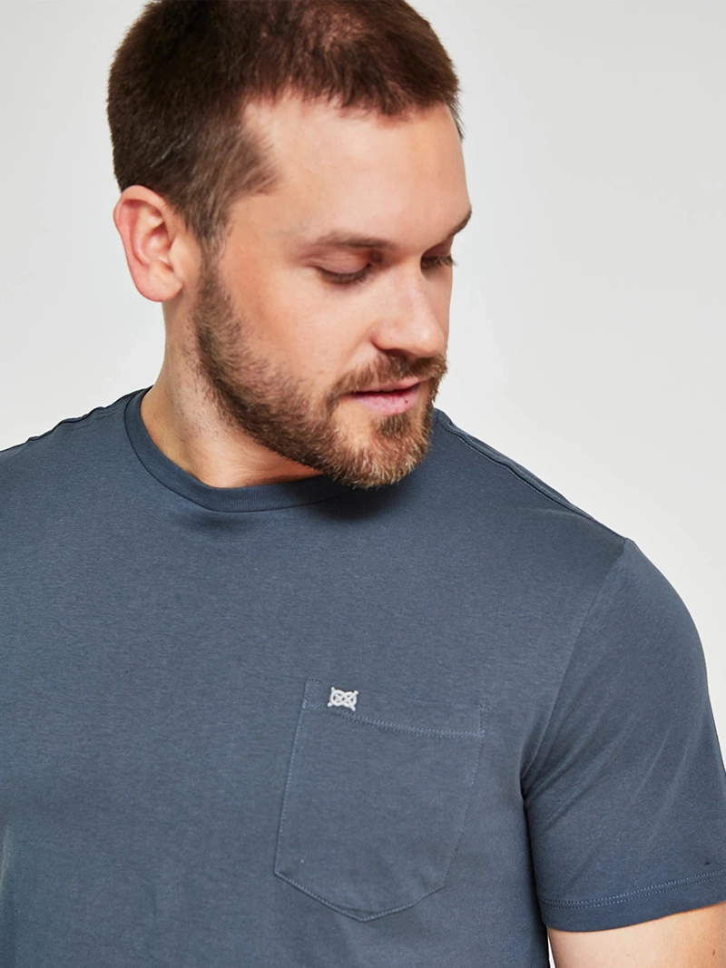 POLERA HOMBRE REGATTA ALGODÓN CUELLO REDONDO MANGA CORTA - 3