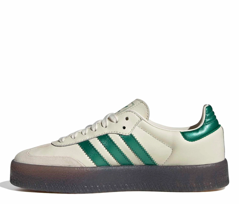 ZAPATILLAS MUJER ADIDAS CASUALES BLANCO SAMBAE CUERO - 3