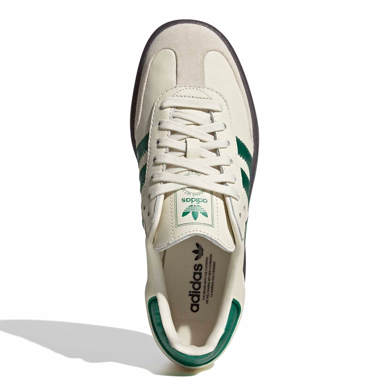 ZAPATILLAS MUJER ADIDAS CASUALES BLANCO SAMBAE CUERO - 5