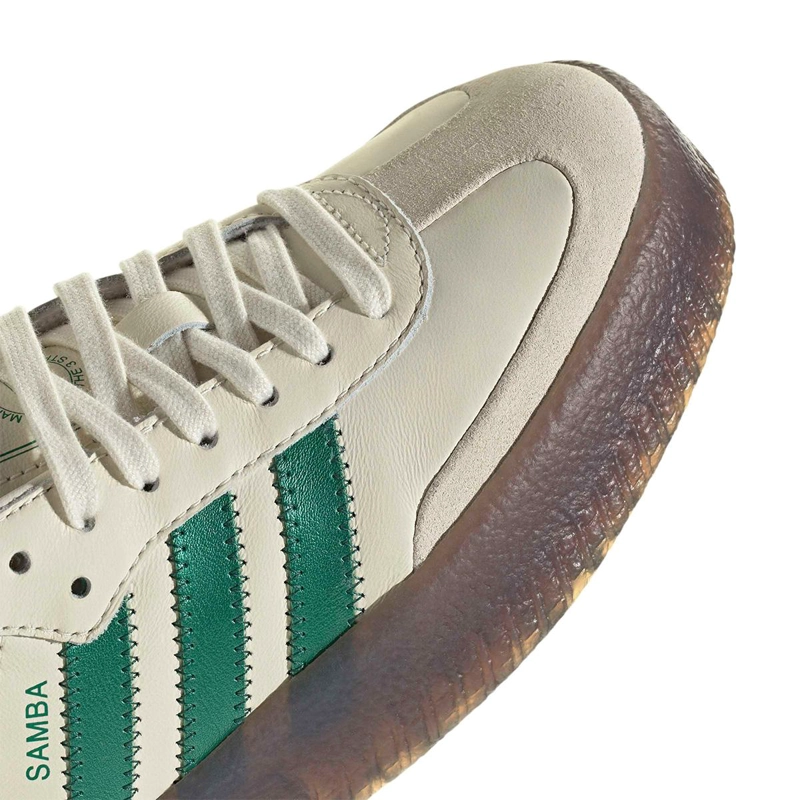ZAPATILLAS MUJER ADIDAS CASUALES BLANCO SAMBAE CUERO - 7
