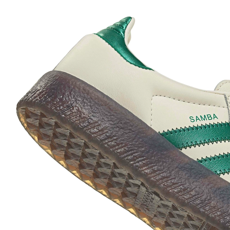 ZAPATILLAS MUJER ADIDAS CASUALES BLANCO SAMBAE CUERO - 8