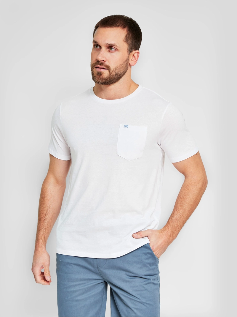 POLERA HOMBRE REGATTA ALGODÓN CUELLO REDONDO MANGA CORTA - 1