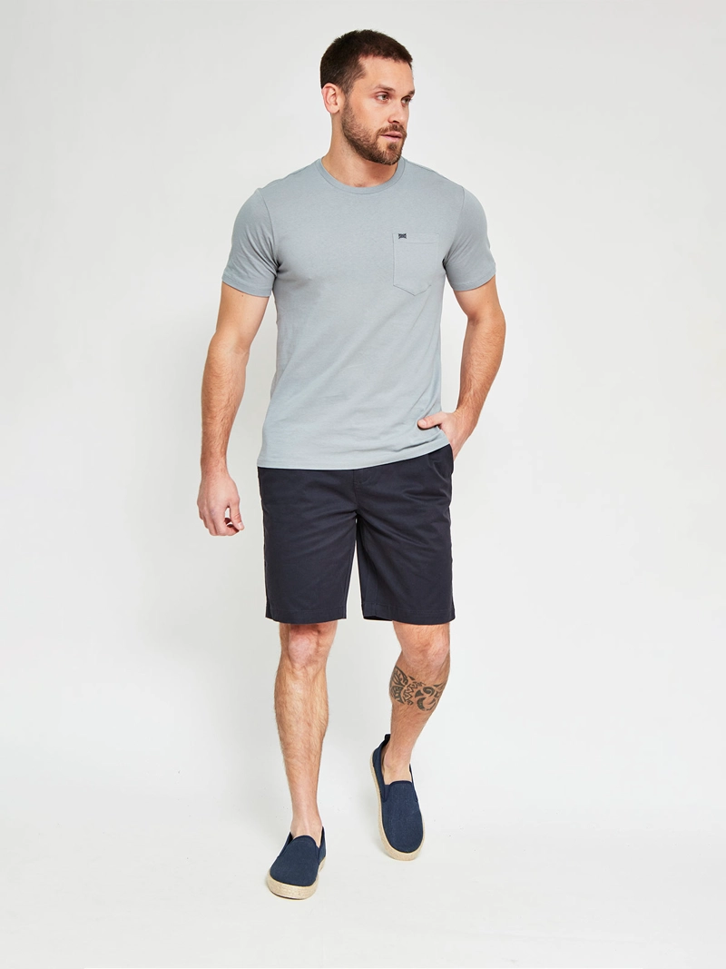 POLERA HOMBRE REGATTA ALGODÓN CUELLO REDONDO MANGA CORTA - 4