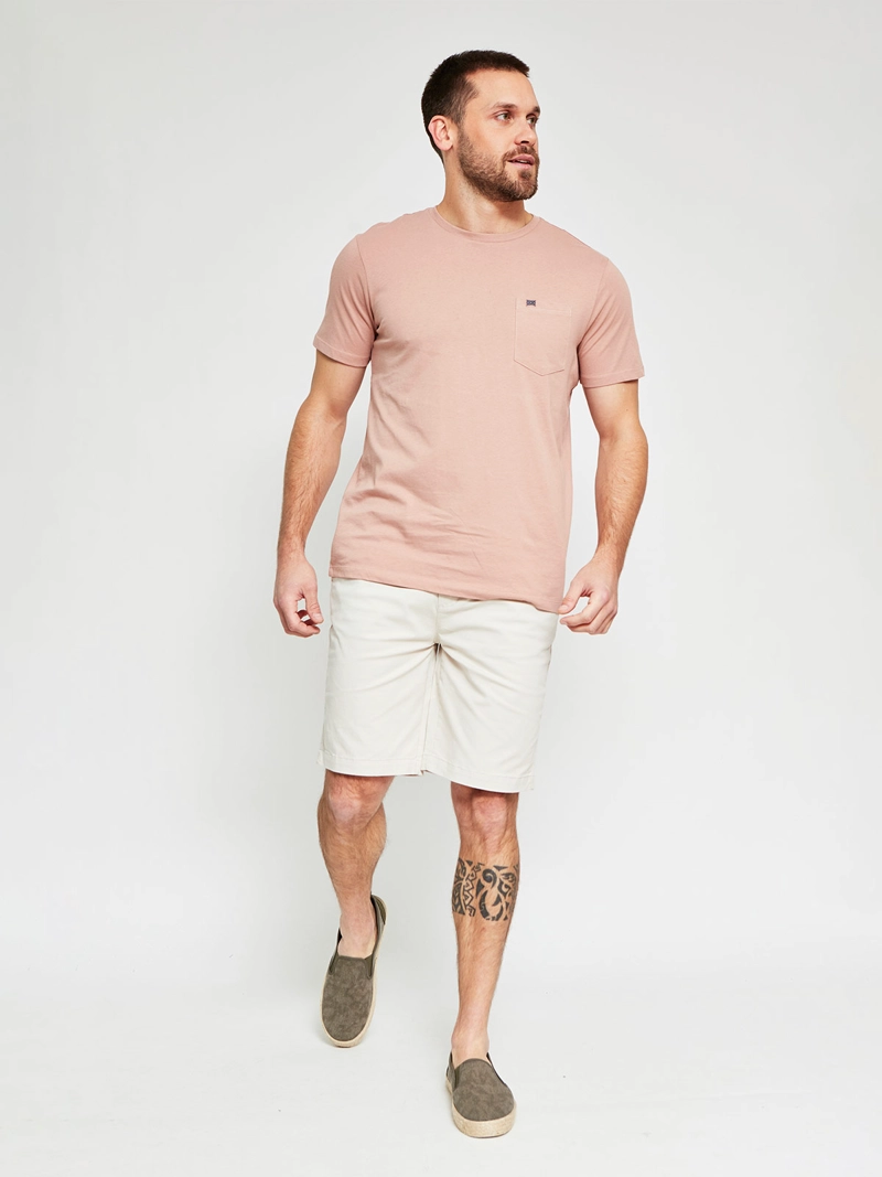 POLERA HOMBRE REGATTA ALGODÓN CUELLO REDONDO MANGA CORTA - 4