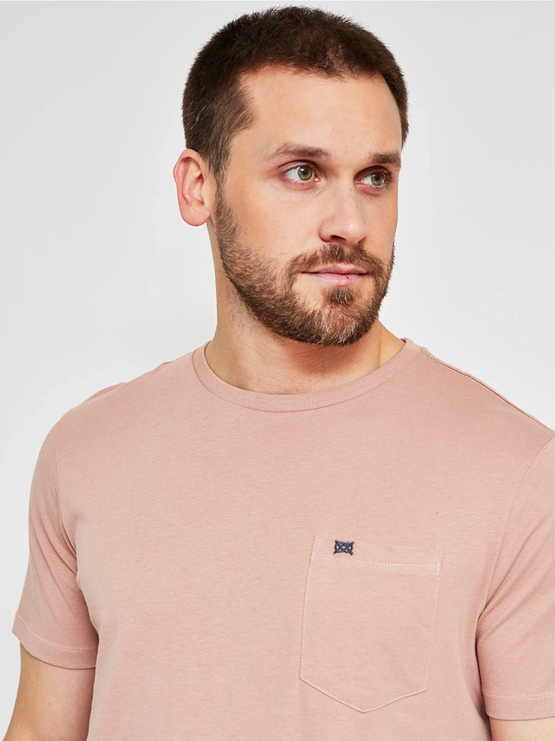 POLERA HOMBRE REGATTA ALGODÓN CUELLO REDONDO MANGA CORTA - 3