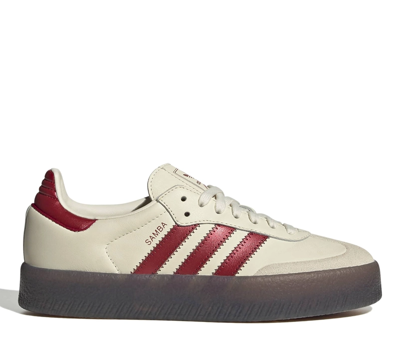 ZAPATILLAS MUJER ADIDAS CASUALES BLANCO SAMBAE CUERO