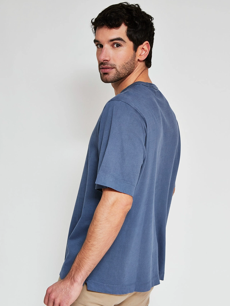 POLERA HOMBRE BARBADOS ALGODÓN MANGA CORTA OVERSIZE - 2