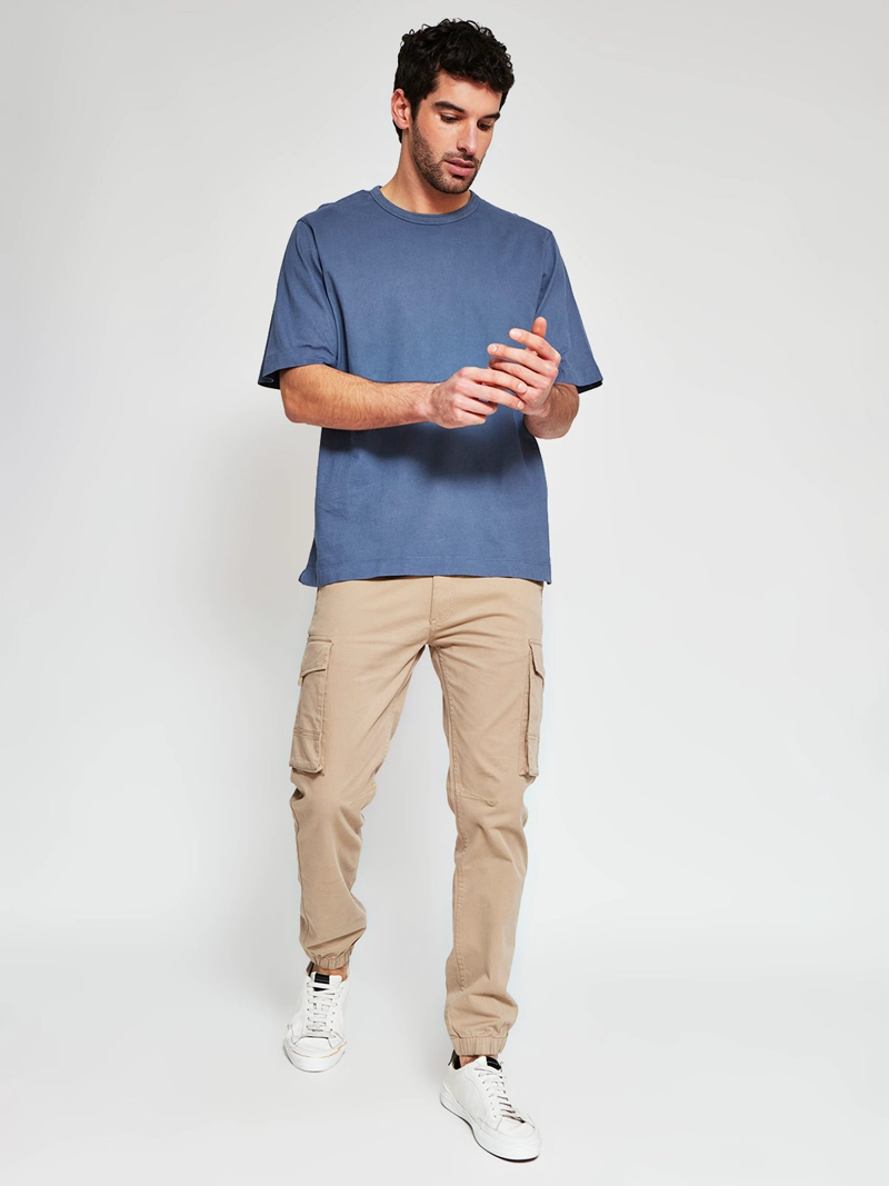 POLERA HOMBRE BARBADOS ALGODÓN MANGA CORTA OVERSIZE - 4