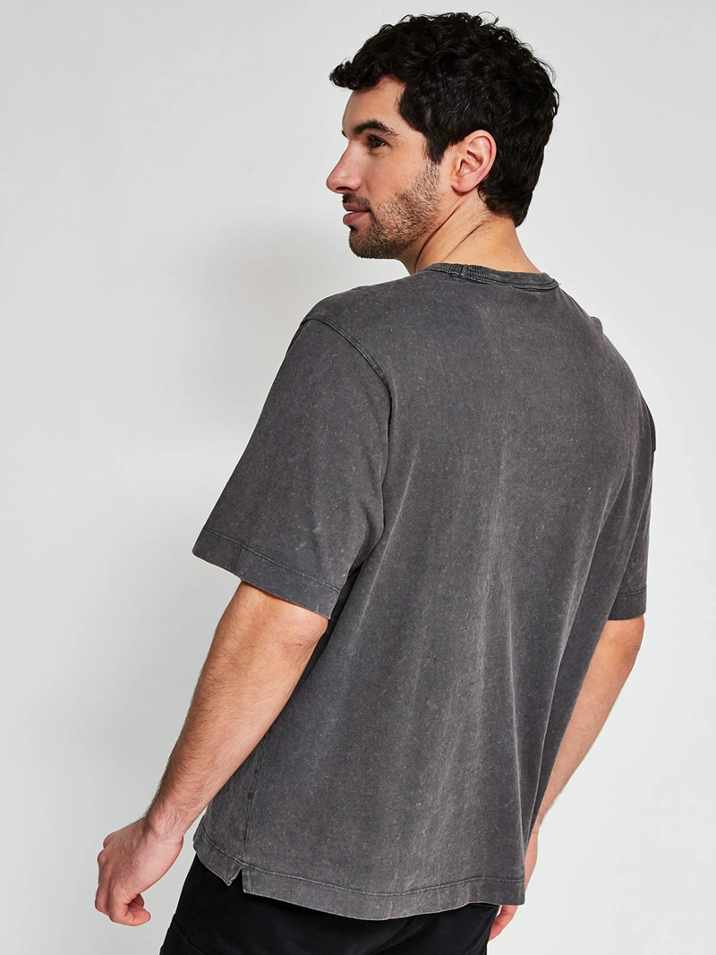 POLERA HOMBRE BARBADOS ALGODÓN MANGA CORTA OVERSIZE - 2