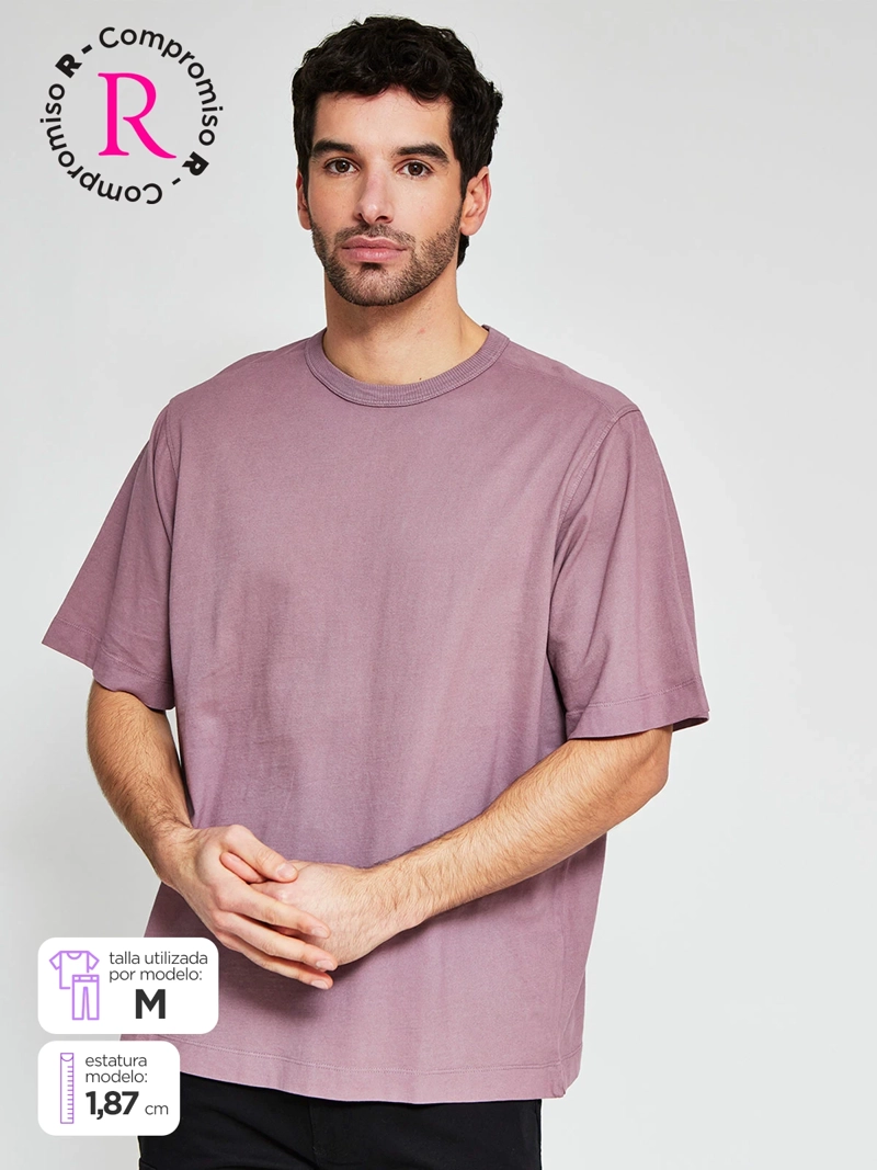 POLERA HOMBRE BARBADOS ALGODÓN MANGA CORTA OVERSIZE
