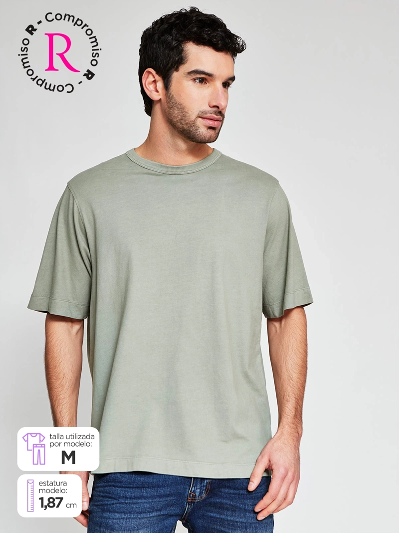 POLERA HOMBRE BARBADOS ALGODÓN MANGA CORTA OVERSIZE