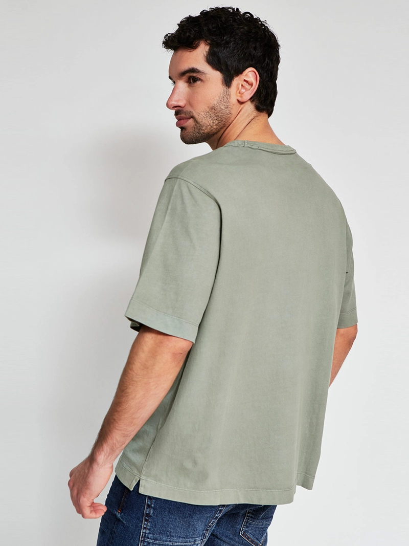 POLERA HOMBRE BARBADOS ALGODÓN MANGA CORTA OVERSIZE - 2