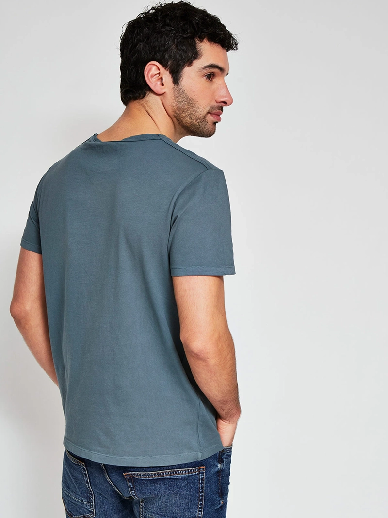 POLERA HOMBRE BARBADOS ALGODÓN MANGA CORTA BÁSICA - 2