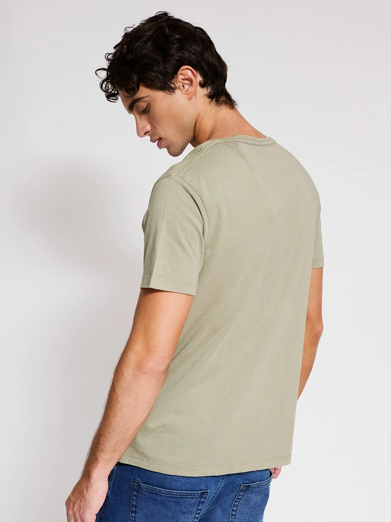 POLERA HOMBRE BARBADOS ALGODÓN MANGA CORTA BÁSICA - 2
