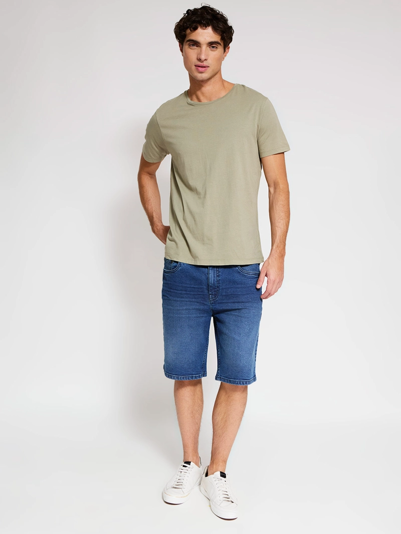 POLERA HOMBRE BARBADOS ALGODÓN MANGA CORTA BÁSICA - 4
