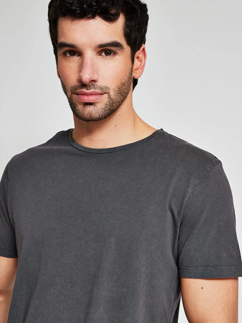 POLERA HOMBRE BARBADOS ALGODÓN MANGA CORTA BÁSICA - 3