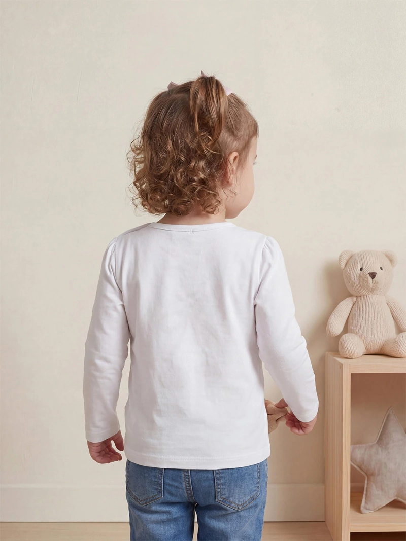 POLERA NIÑA BABY HARVEST BASICA MANGA LARGA - 2