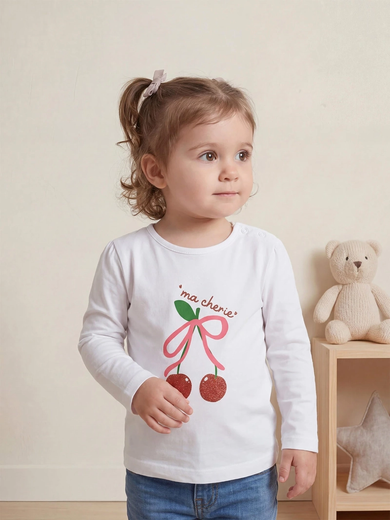 POLERA NIÑA BABY HARVEST BASICA MANGA LARGA - 1