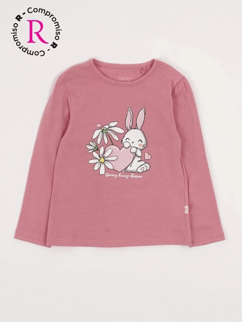 POLERA NIÑA BABY HARVEST BASICA MANGA LARGA - 3