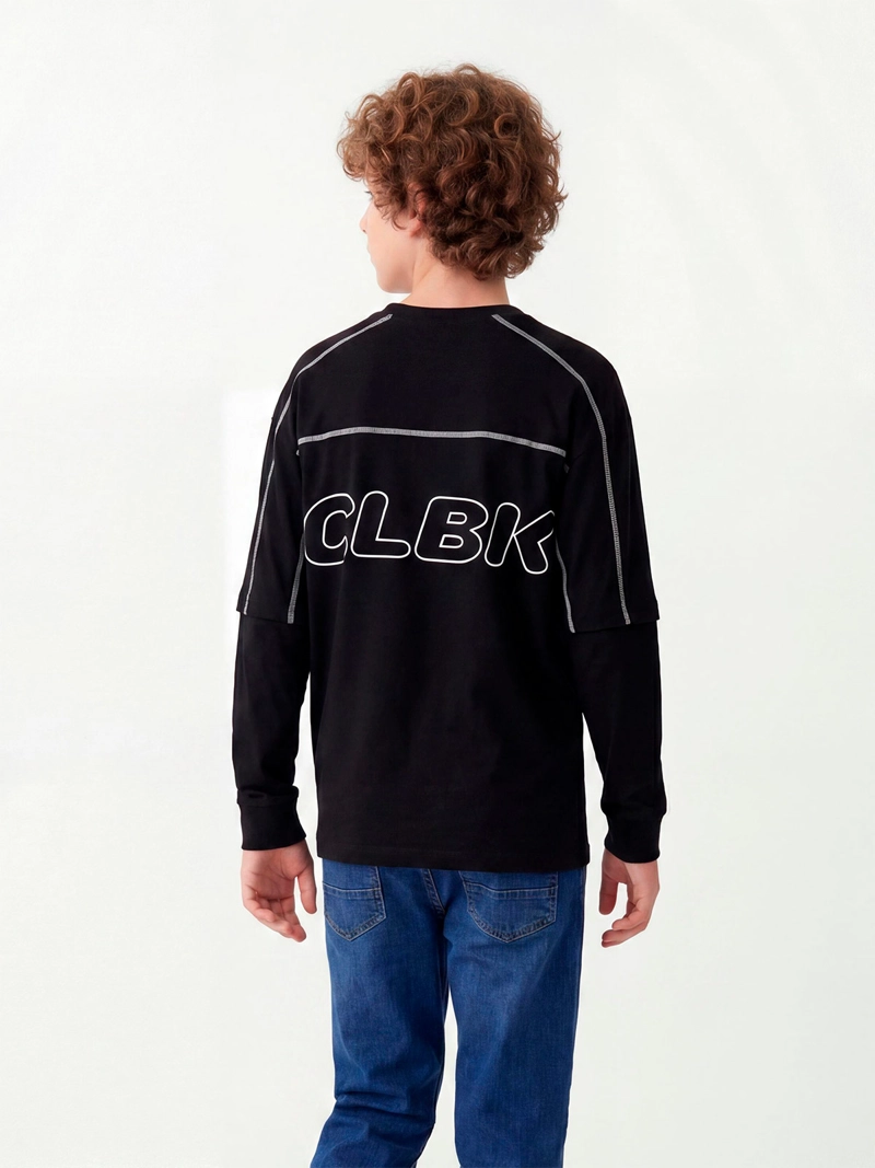 POLERA NIÑO CLOUDBREAK ALGODÓN MANGA LARGA - 2