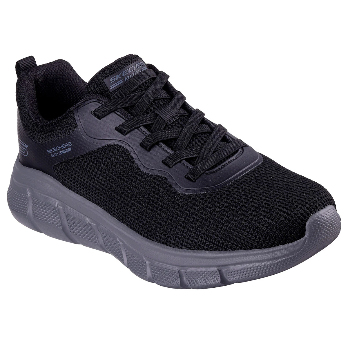 ZAPATILLAS HOMBRE SKECHERS CASUALES NEGRO BOBS B FLEX - 3