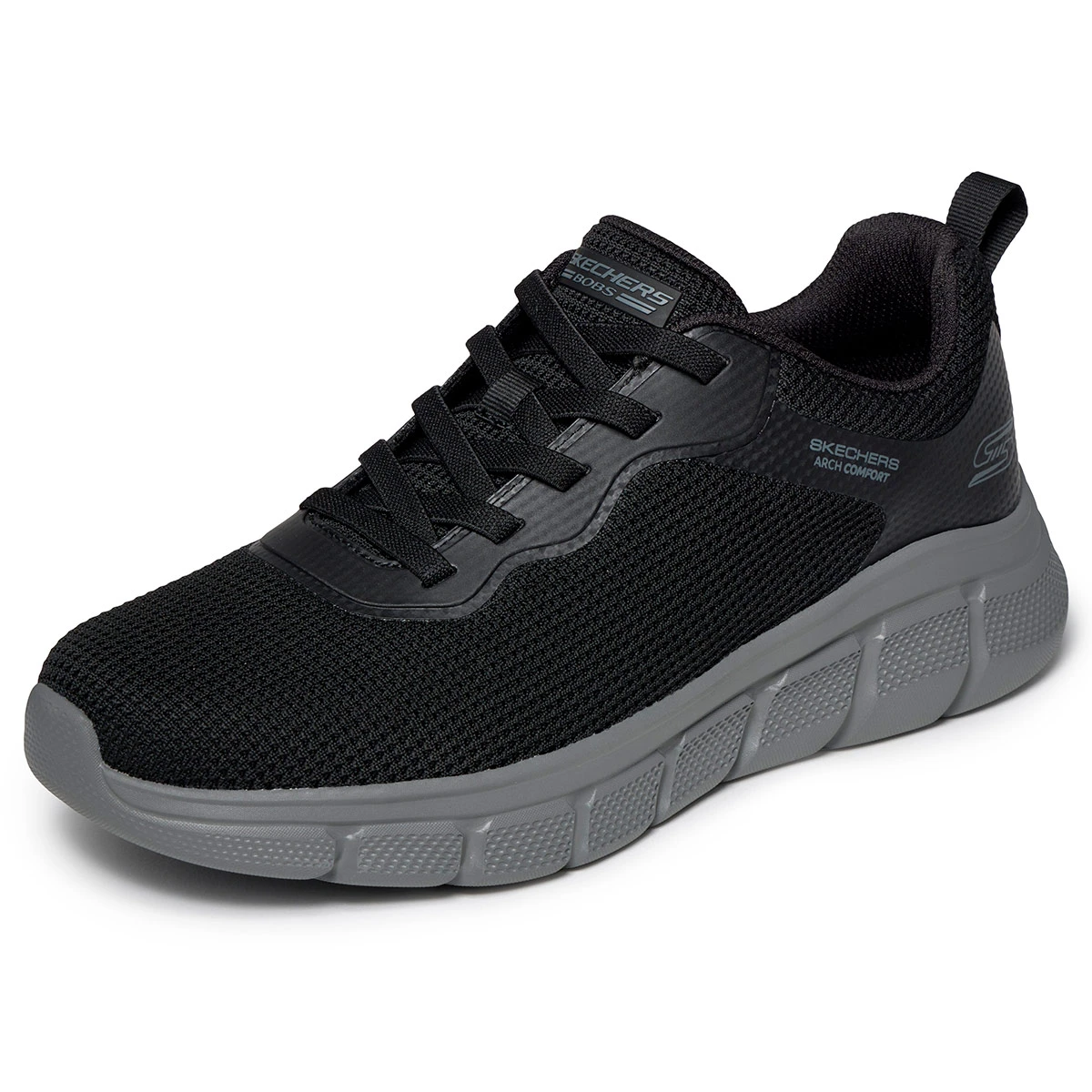 ZAPATILLAS HOMBRE SKECHERS CASUALES NEGRO BOBS B FLEX - 4