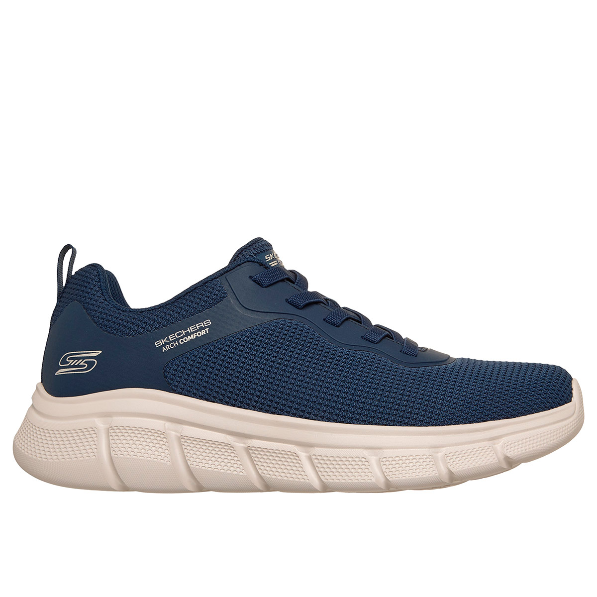 ZAPATILLAS HOMBRE SKECHERS CASUALES AZUL MARINO BOBS B FLEX - 1