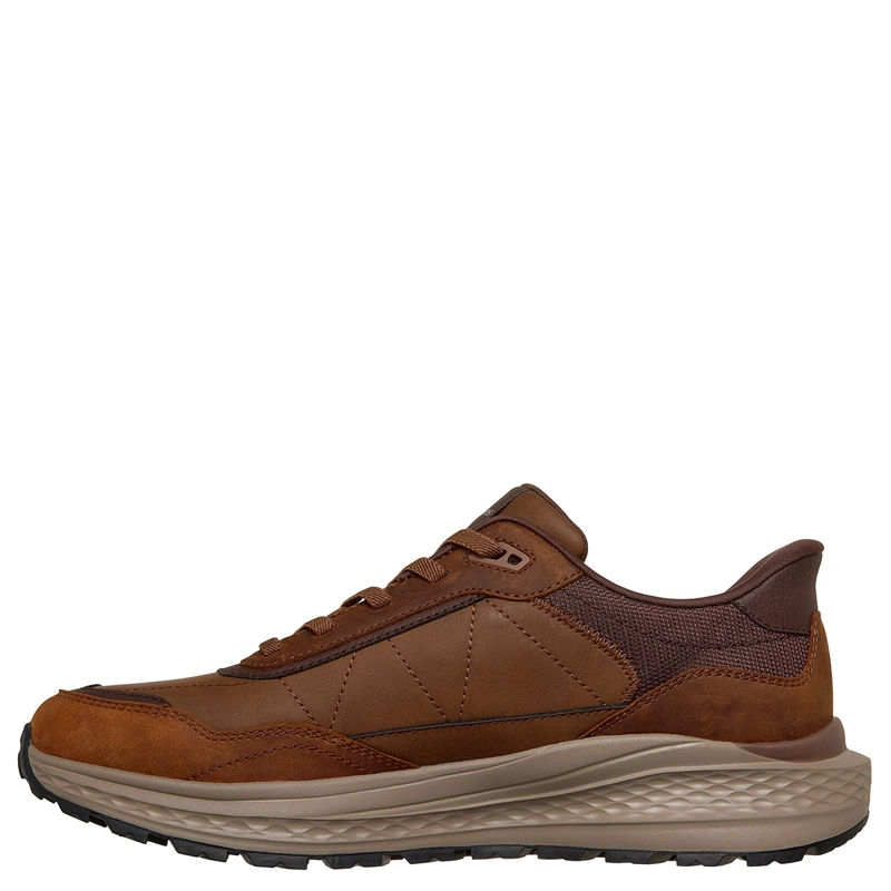 ZAPATILLAS HOMBRE SKECHERS CASUALES CAFÉ SLADE ULTRA - 4